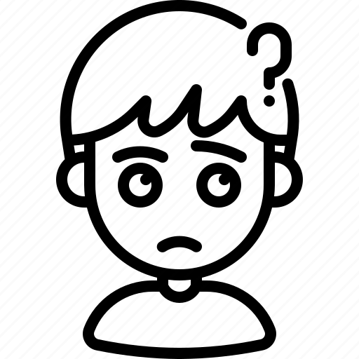 Thinking, think, emoji, emoticon, emotion, feeling, expression icon - Download on Iconfinder