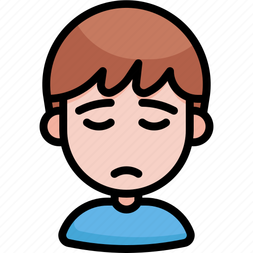 Sad, unhappy, emoji, emoticon, emotion, feeling, expression icon - Download on Iconfinder