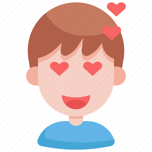 Love, emoji, emoticon, emotion, feeling, expression, eyes icon - Download on Iconfinder