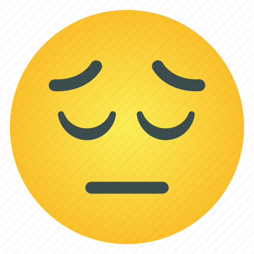 Sad, emoticon, emoji, face, emotion, expression, feeling icon - Download on Iconfinder