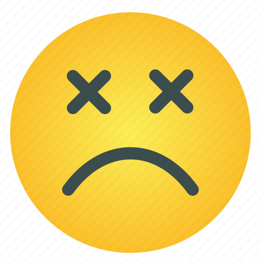 Dead, emoji, emoticon, emotion, expression, face, feeling icon - Download on Iconfinder