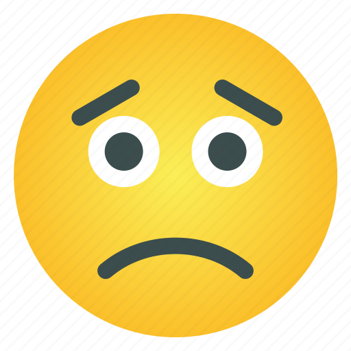 Sad, emoji, face, emoticon, feeling, emotion, expression icon - Download on Iconfinder