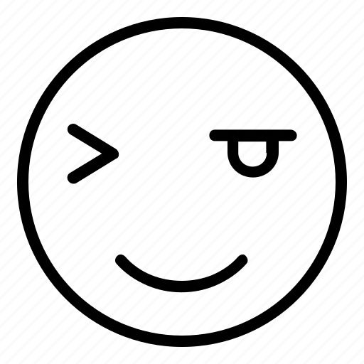 Emoji, flirty, emoticon, smiley, smile icon - Download on Iconfinder