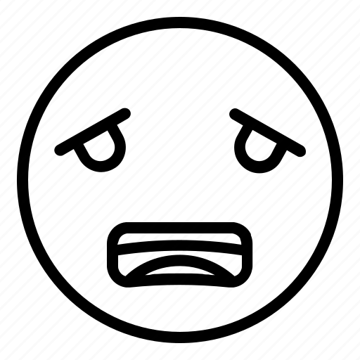 Emoji, emoticon, emotion, expression, scared icon - Download on Iconfinder