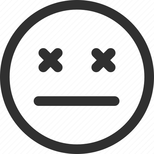 Emoji, dead, emoticon, face, emotion, mood, death icon - Download on Iconfinder