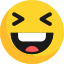 emoji, emoticon, happy, laugh 