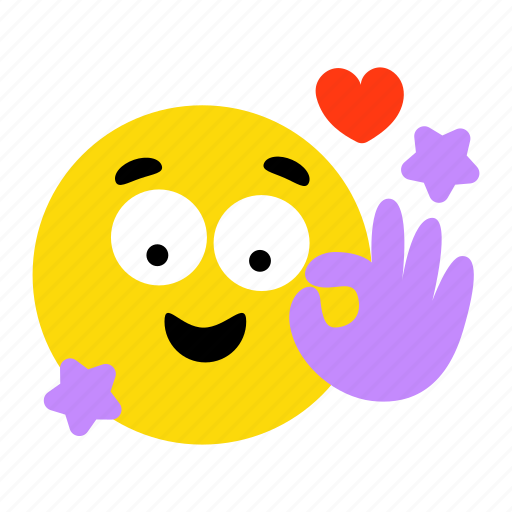 Emoji, emotion, lovely, face, feel, heart, like icon - Download on Iconfinder