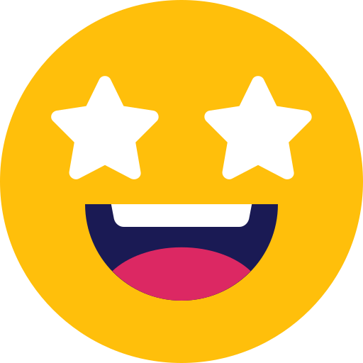 Emoji, excited, stars icon - Free download on Iconfinder