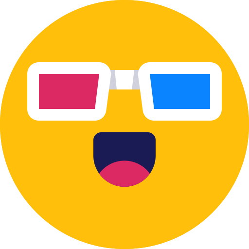 Emoji, entertainment, glasses icon - Free download