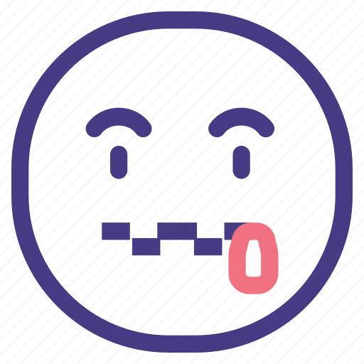 Emoji, emoticon, smileys, emoticons, feelings, mood, zipped icon - Download on Iconfinder