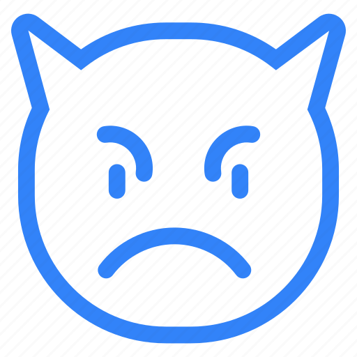 Emoji, emoticon, smileys, emoticons, feelings, mood, angry icon - Download on Iconfinder