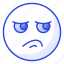 disgusted, unhappy, dislike, emoji, expression, feeling, emotion 