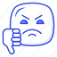 disgusted, unhappy, dislike, emoji, expression, feeling, emotion 