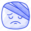pain, painful, injured, sad, emoji, expression, emotion 
