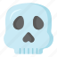skull, spooky, dead, terror, horror, death, emoji 