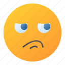 disgusted, unhappy, dislike, emoji, expression, feeling, emotion