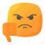 disgusted, unhappy, dislike, emoji, expression, feeling, emotion 