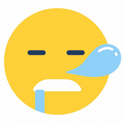 Emoji, emoticon, emotion, face, feeling, sleep, sleepy sticker - Download on Iconfinder