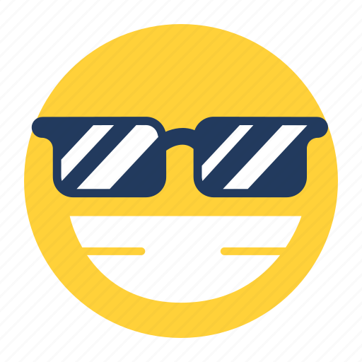 Emoji, emoticon, emotion, face, feeling, grind sticker - Download on Iconfinder