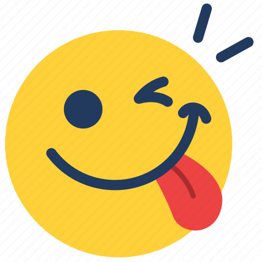 Emoji, emoticon, emotion, face, feeling, happy, jolly sticker - Download on Iconfinder