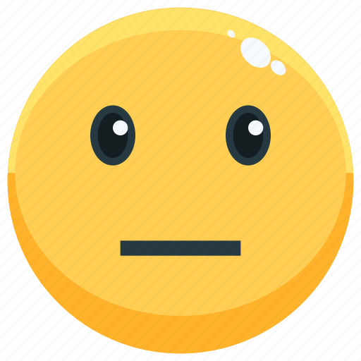Emoji, emotion, emotional, face, feeling, neutral icon - Download on Iconfinder