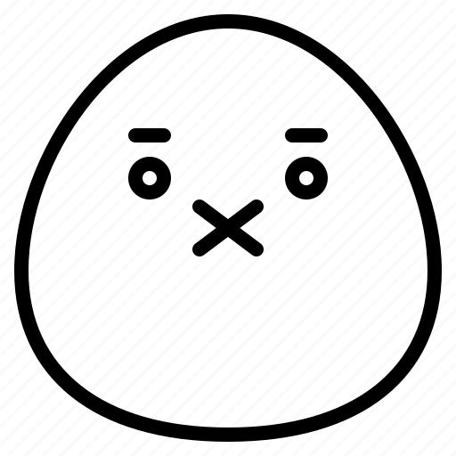 Emoji, muted, quiet, silent icon - Download on Iconfinder