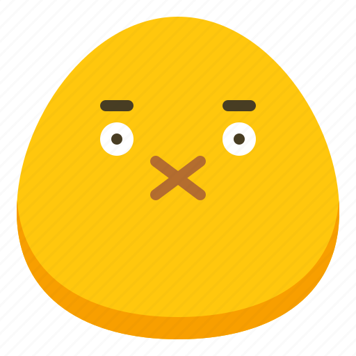 Emoji, muted, quiet, silent icon - Download on Iconfinder