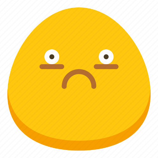 Emoji, mood, sad, unhappy icon - Download on Iconfinder