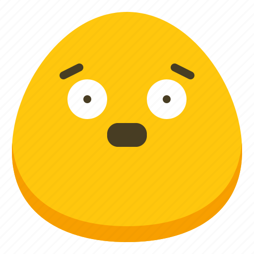 Afraid, emoji, scare, unhappy icon - Download on Iconfinder