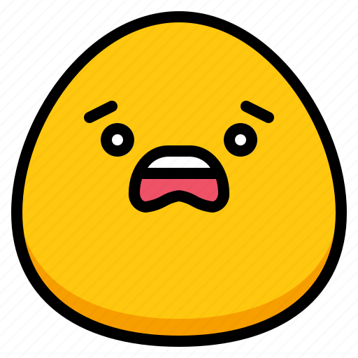 Confused, emoji, fear, worry icon - Download on Iconfinder