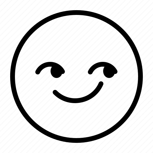 Emoji, emotion, face, feeling, smile, smirking icon - Download on Iconfinder