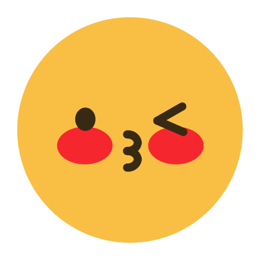 Emoji, emotion, face, feeling, kiss, love icon - Free download