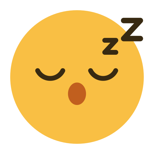 Emoji, emotion, face, feeling, rest, sleep icon - Free download