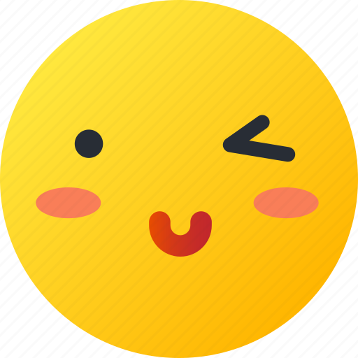 Avatar, emoji, emoticons, emotion, face, smiley, wink icon - Download on Iconfinder