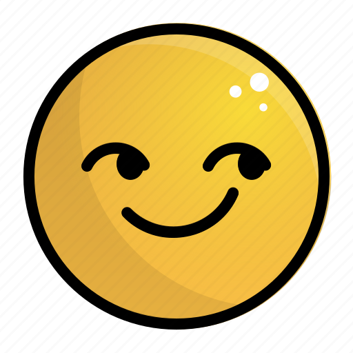 Emoji, emotion, face, feeling, smile, smirking icon - Download on Iconfinder