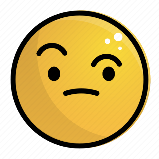 Emoji, emotion, face, feeling, wondering icon - Download on Iconfinder