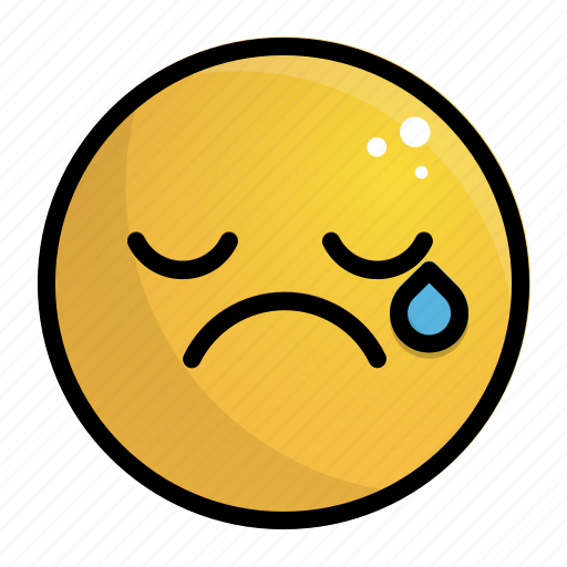 Cry, emoji, emotion, face, feeling, sad icon - Download on Iconfinder
