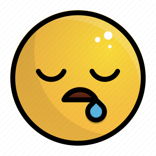 Emoji, emotion, face, feeling, rest, sleep icon - Download on Iconfinder
