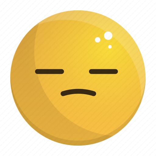 Bored, emoji, emotion, face, feeling, tired icon - Download on Iconfinder