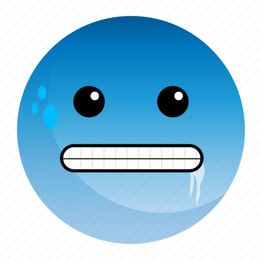 Cold, emoji, emotion, face, feeling, ice, smile icon - Download on Iconfind...