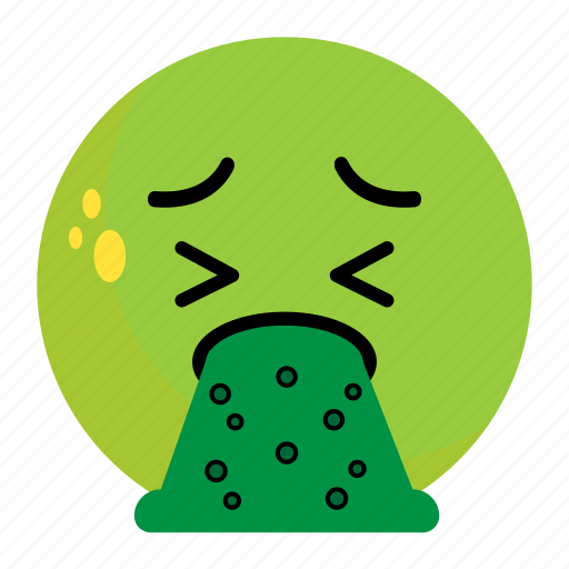 Emoji, emotion, face, feeling, ill, puke, unhappy icon - Download on Iconfinder