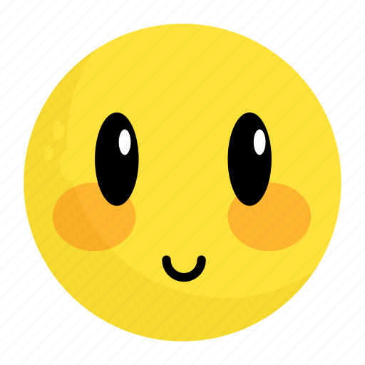 Emoji, emotion, face, feeling, happy, shy, smile icon - Download on Iconfinder