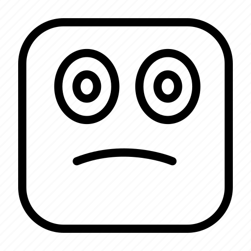 Confused, emoji, emoticon, expression, face, feeling, smiley icon - Download on Iconfinder