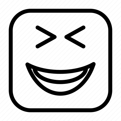 Closed, emoji, emoticon, expression, face, smiley, tightly icon - Download on Iconfinder