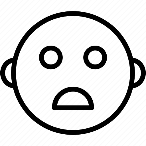 Emoji, emoticons, face, shocked, smiley icon - Download on Iconfinder
