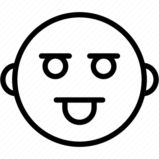 Emoticon, cheeky, expression, happy, smiley, wink icon - Download on Iconfinder