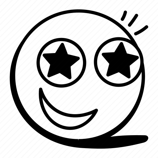 Emoji, emoticon, face expression, star eyes emoji, starstruck emoji icon - Download on Iconfinder
