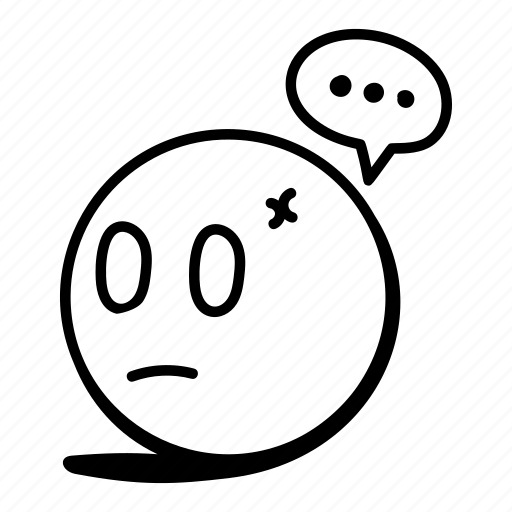 Emoji, emoticon, face expression, emotion, think emoji icon - Download on Iconfinder