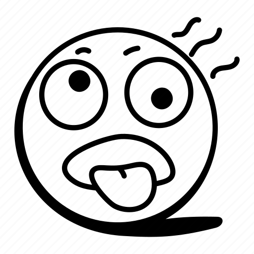 Emoji, emoticon, face expression, emotion, hot face emoji icon - Download on Iconfinder