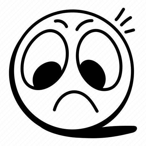 Emoji, emoticon, face expression, emotion, sad face emoji icon - Download on Iconfinder